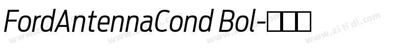FordAntennaCond Bol字体转换
